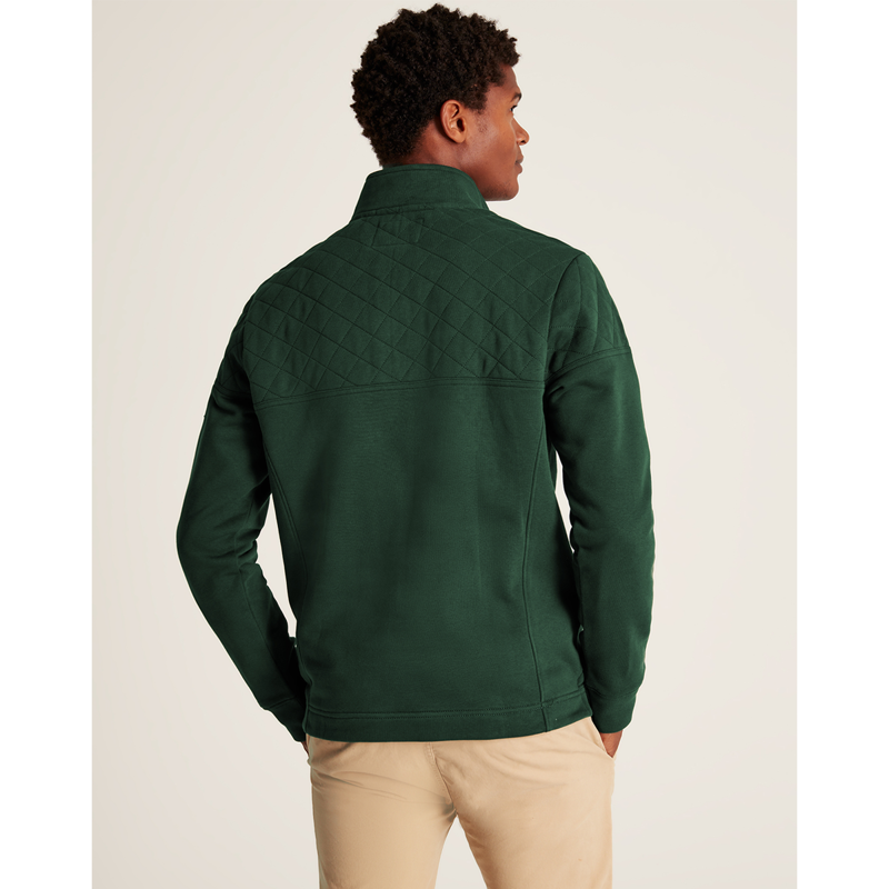 Joules Men's Darrington Quarter Zip Sweater - Racing Green-2